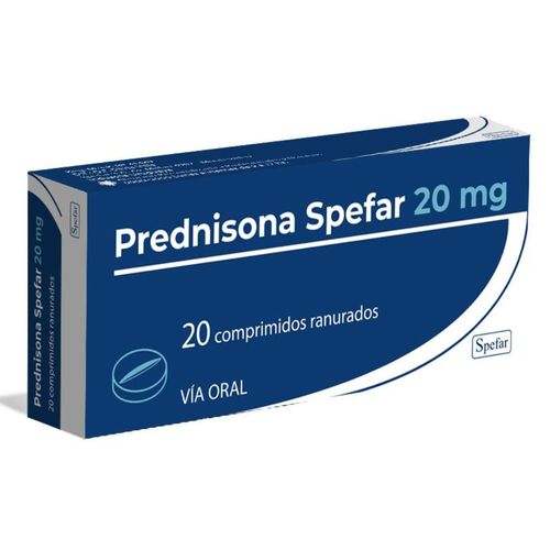 Prednisona Spefar Prednisona 20 mg x 20 Comp