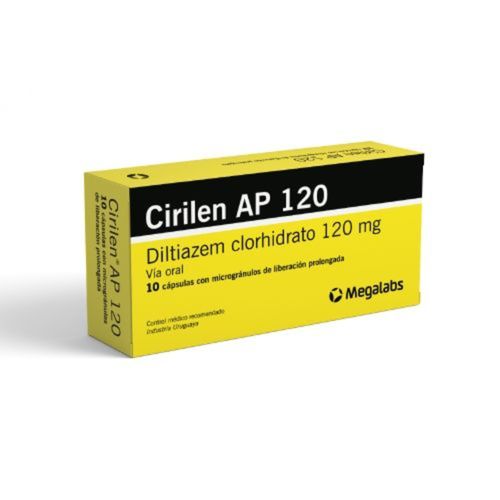 Cirilen Ap 120 Diltiazem Clorhidrato 120 mg x 10 Comp