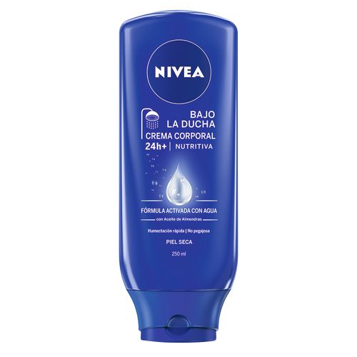Crema Corporal Bajo la Ducha Nivea Milk Nutritiva x 250 ml