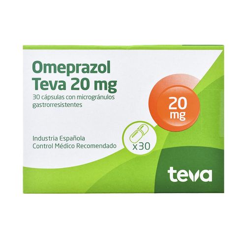 Omeprazol Teva 20 mg x 30 Cáps