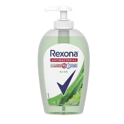Jabón Líquido Rexona Antibacterial Aloe x 250 ml
