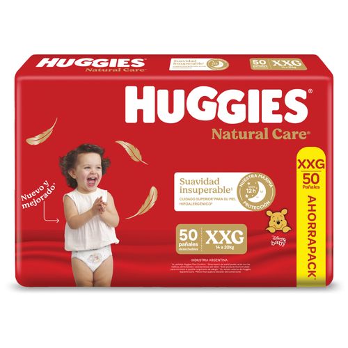 Pañales Huggies Supreme Care XXG Unisex x 50 un