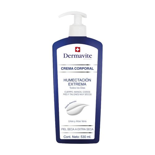 Crema Corporal Dermavite Humectantación Profunda Urea y Aloe x 530 ml