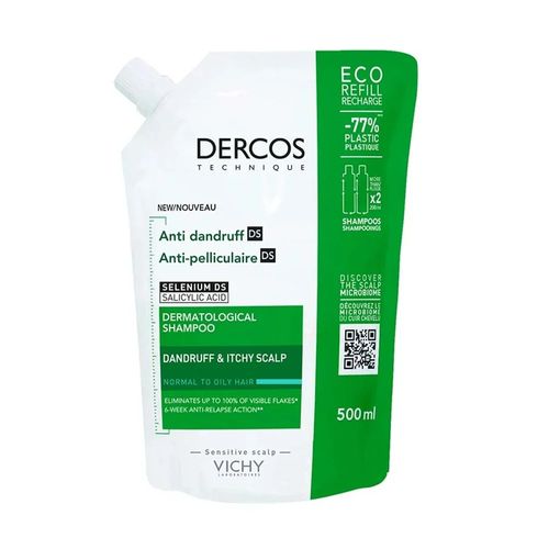 Shampoo Dercos Anticaspa Cabello Normal-Graso x 500 ml