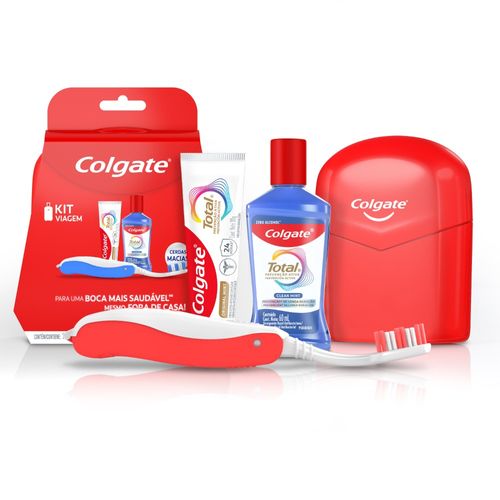 Kit Portable Colgate Pasta x 30 g + Cepillo + Enjuague x 60 ml